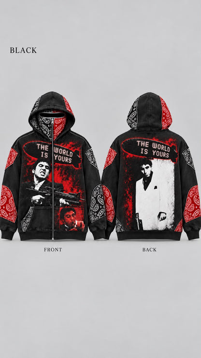 SCARFACE FULL-ZIP SKI-MASK HOODIE™