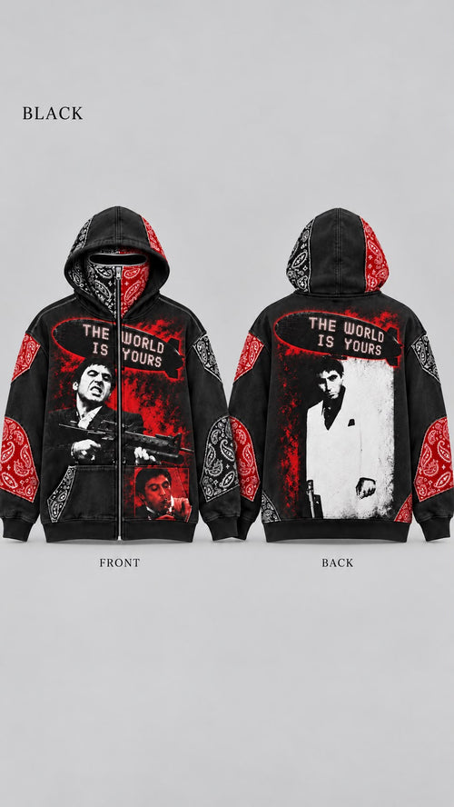 SCARFACE FULL-ZIP SKI-MASK HOODIE™