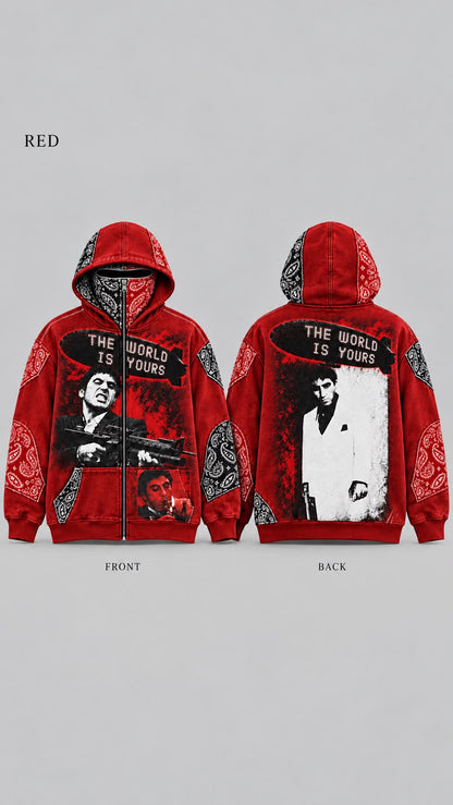 SCARFACE FULL-ZIP SKI-MASK HOODIE™