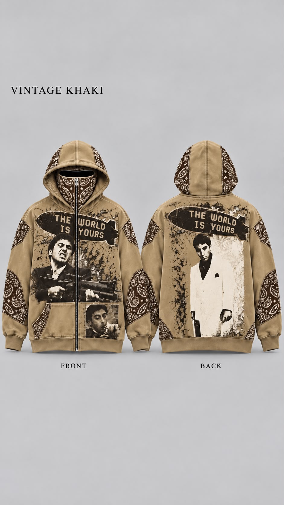 SCARFACE FULL-ZIP SKI-MASK HOODIE™