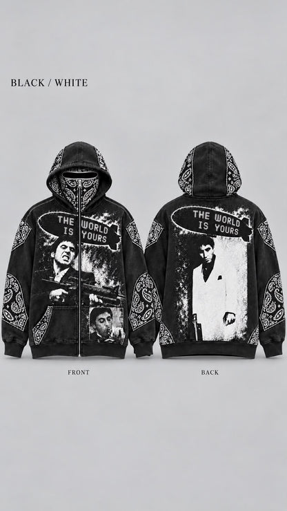 SCARFACE FULL-ZIP SKI-MASK HOODIE™