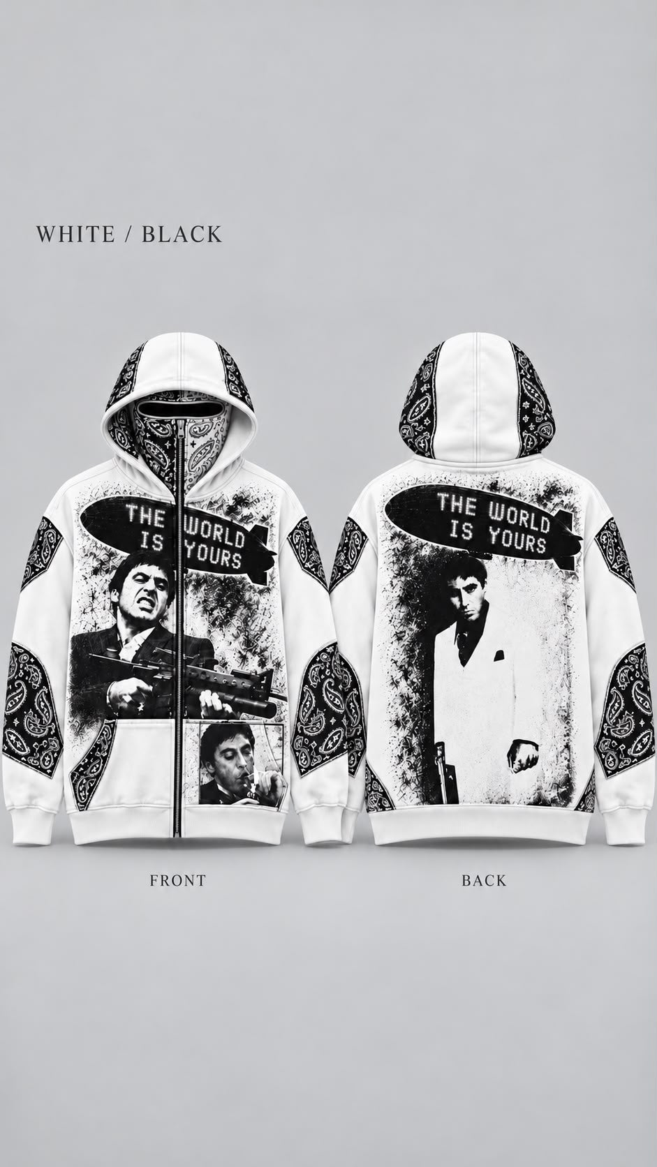 SCARFACE FULL-ZIP SKI-MASK HOODIE™