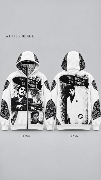 SCARFACE FULL-ZIP SKI-MASK HOODIE™