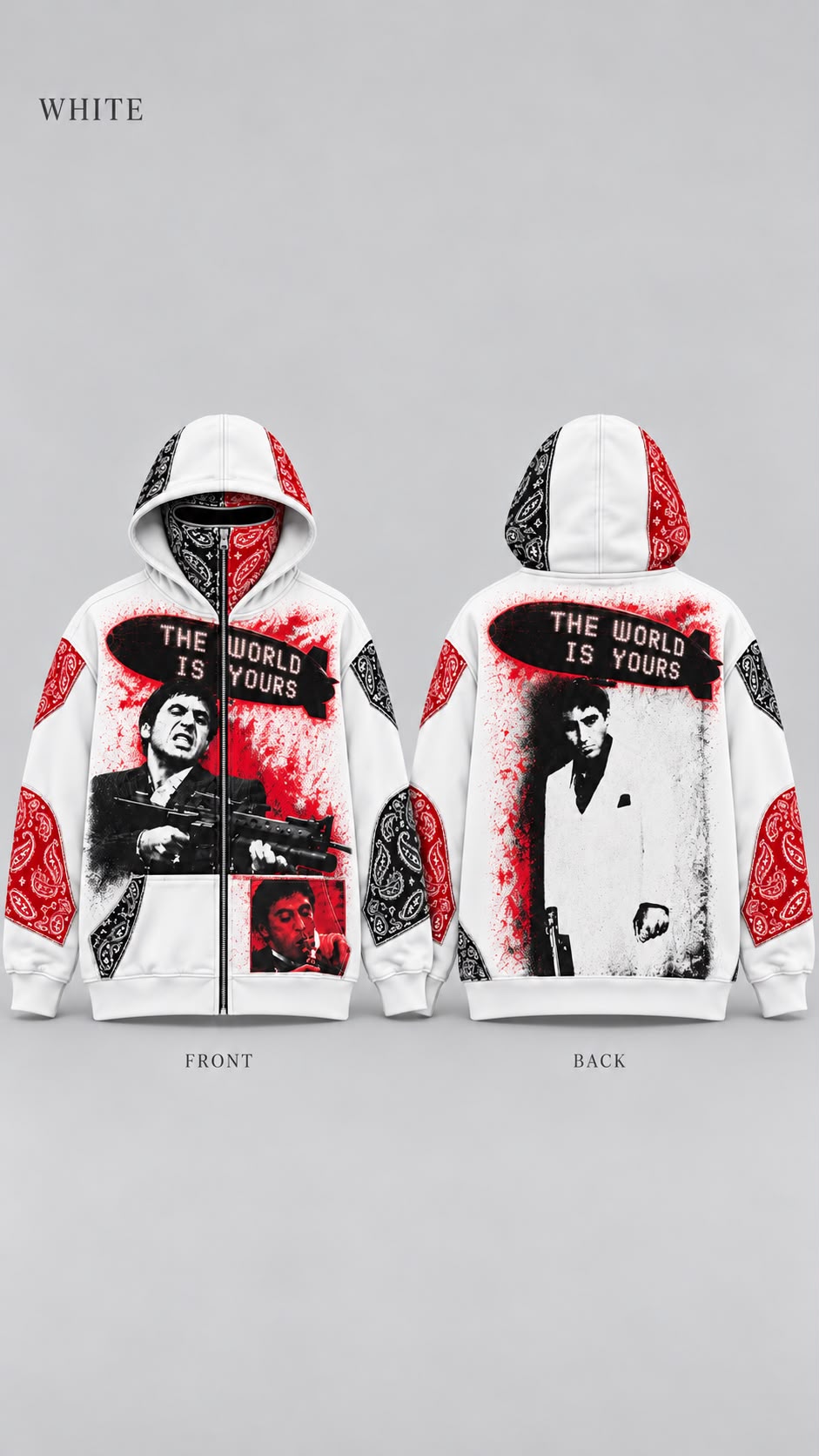 SCARFACE FULL-ZIP SKI-MASK HOODIE™