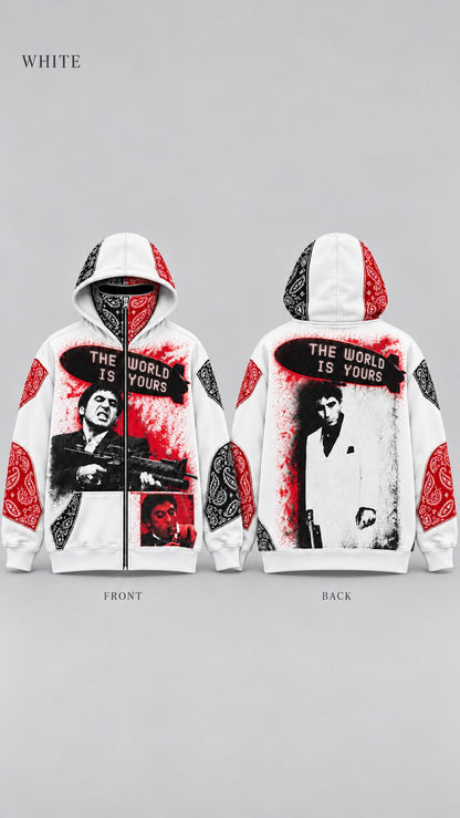 SCARFACE FULL-ZIP SKI-MASK HOODIE™
