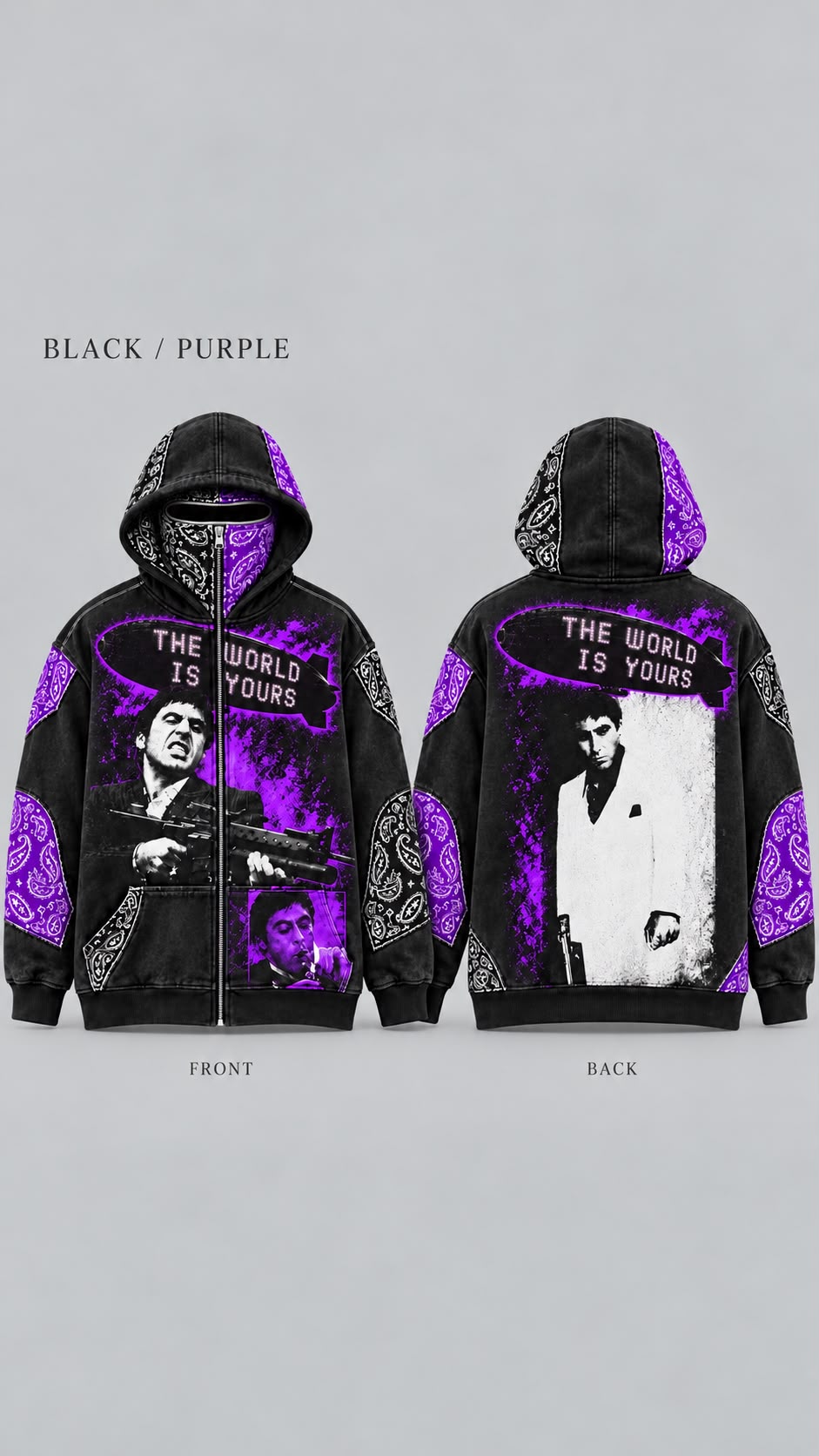 SCARFACE FULL-ZIP SKI-MASK HOODIE™